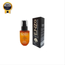 روغن آرگان حاوی کراتین برزیلی انزو Enzo اصلی مناسب انواع مو حجم 60 میل