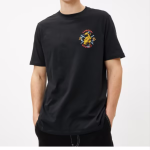 تیشرت یقه گرد مردانه کوتون KOTON مدل سامورایی