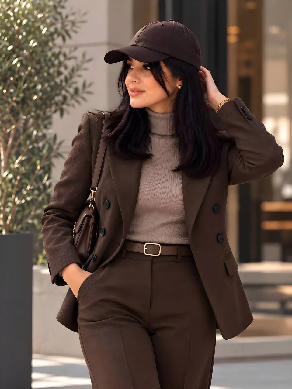 کت و شلوار زنانه مجلسی هانی پارچه توییت پشمی سایز ۳۶ تا ۴۶ حراجی مون - حراجی مون