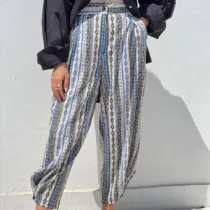 شلوار مام استایل زنانه طرح سنتی در رنگبندی